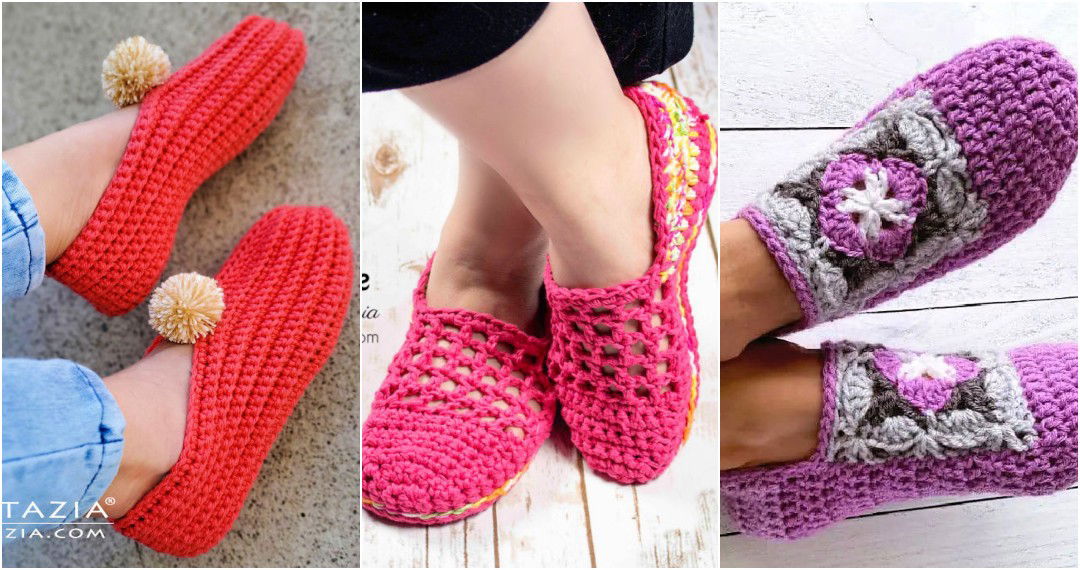 Crochet Slippers: 25 Free Crochet Slipper Patterns