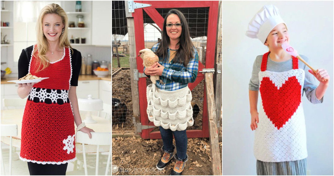 15 Free Crochet Apron Patterns (Easy PDF Pattern)