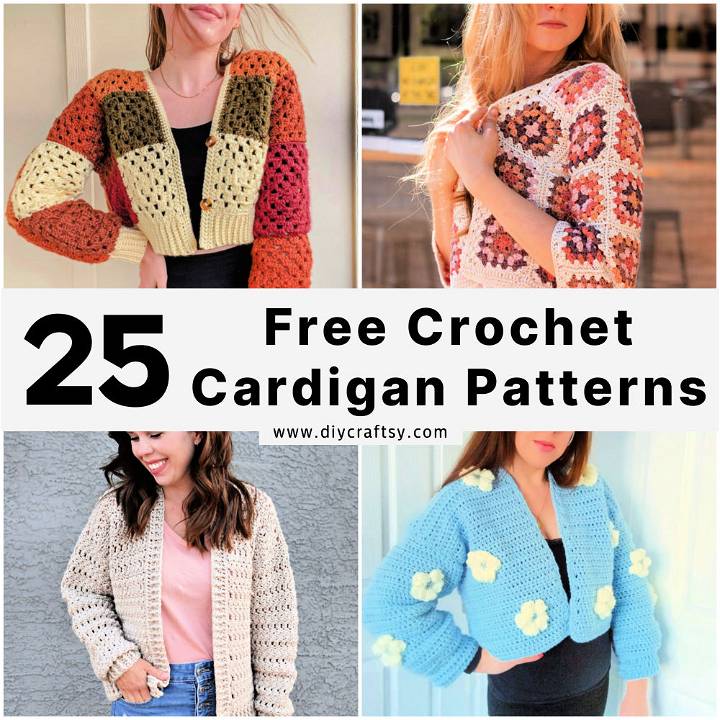 free crochet cardigan patterns