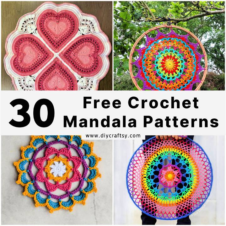 free crochet mandala patterns