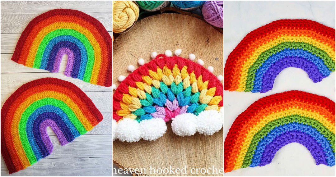Crochet Rainbow Pattern (20 Free Patterns to Try)