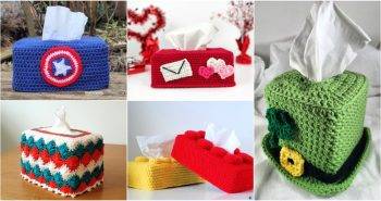 free crochet tissue box cover patterns