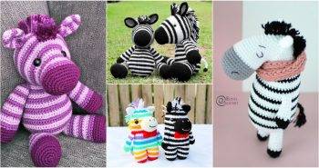 free crochet zebra pattern