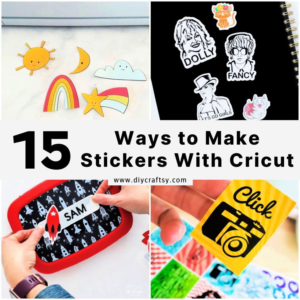 how to make stickers with cricut