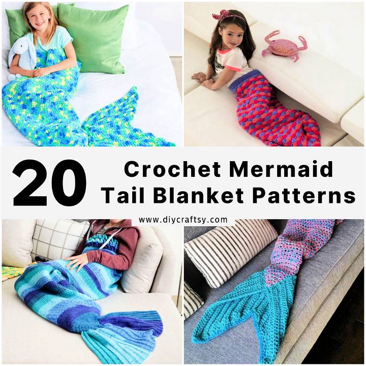 mermaid tail crochet blanket patterns free