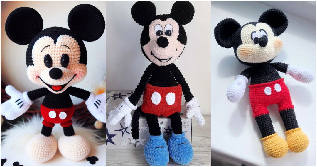 mickey mouse crochet pattern