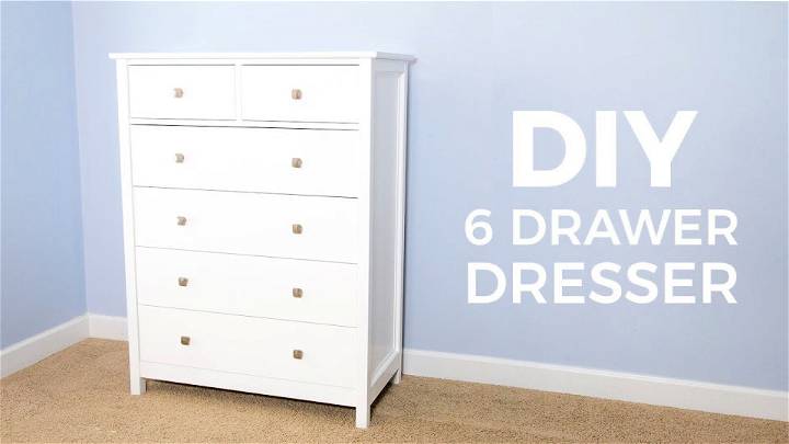6 Drawer Tall Dresser Tutorial