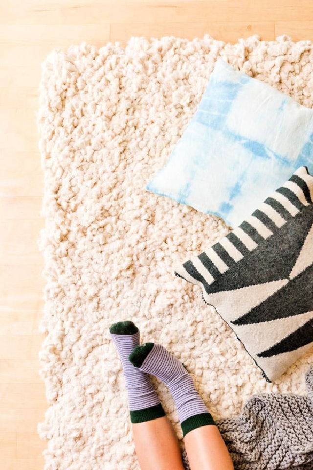 Affordable DIY Rug From Scratch