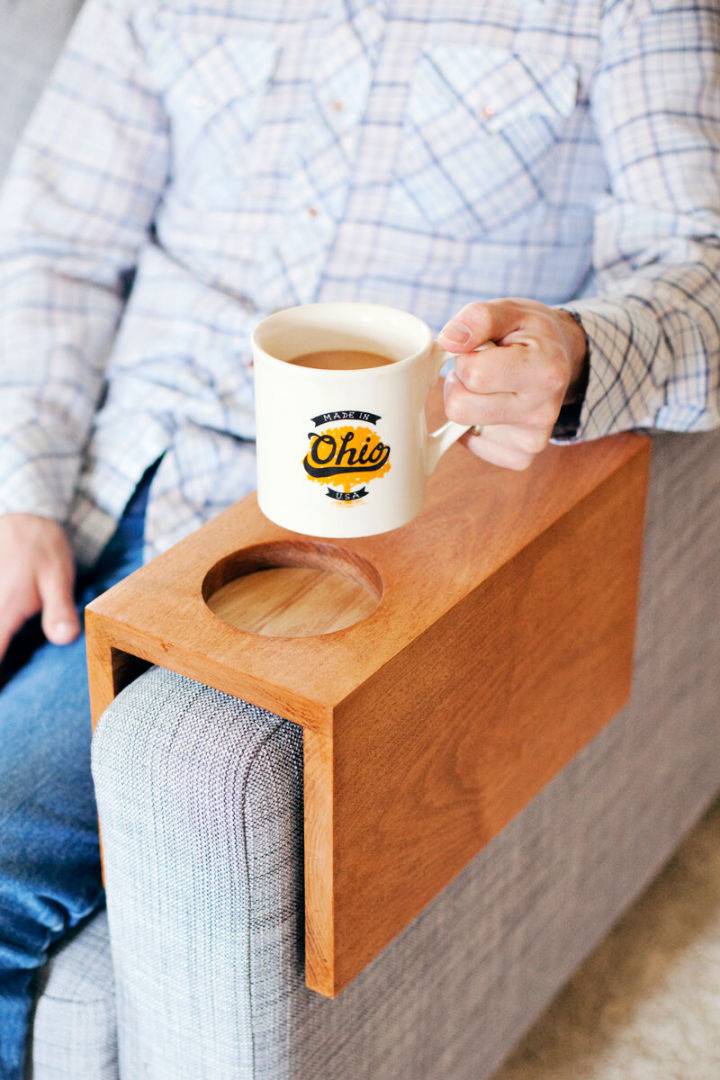 Building a Wooden Sofa Sleeve With Cup Holder