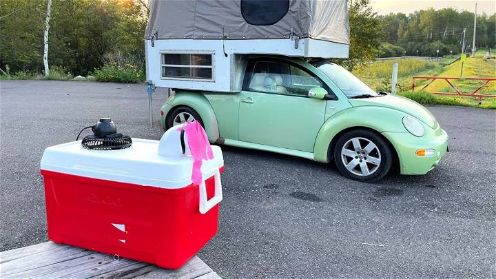 DIY Car Camping Swamp Cooler