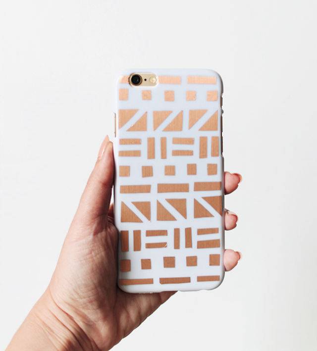 Copper Patterned Iphone Case