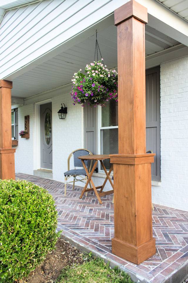 Craftsman Style DIY Porch Columns