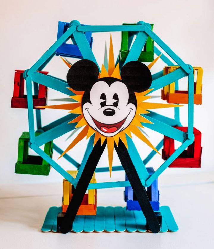 Creative Popsicle Stick Ferris Wheel for 11 Year Olds