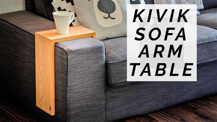 Making a Kivik Sofa Arm Table