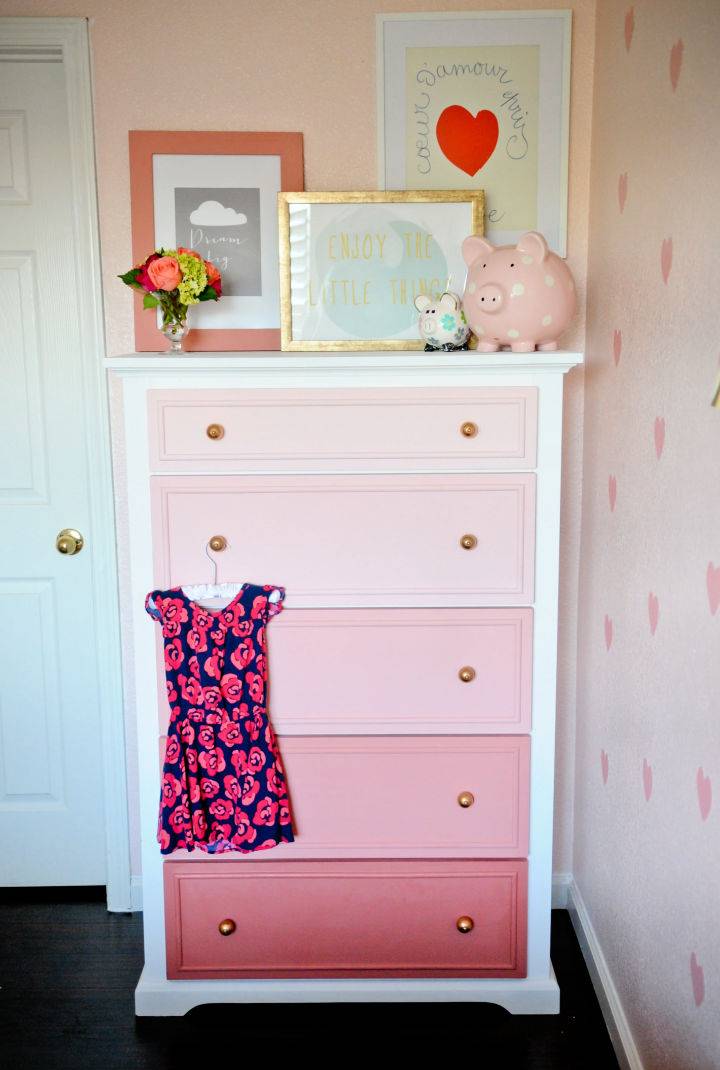 Make Your Own Ombre Dresser