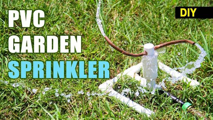 DIY PVC Rotating Garden Sprinkler