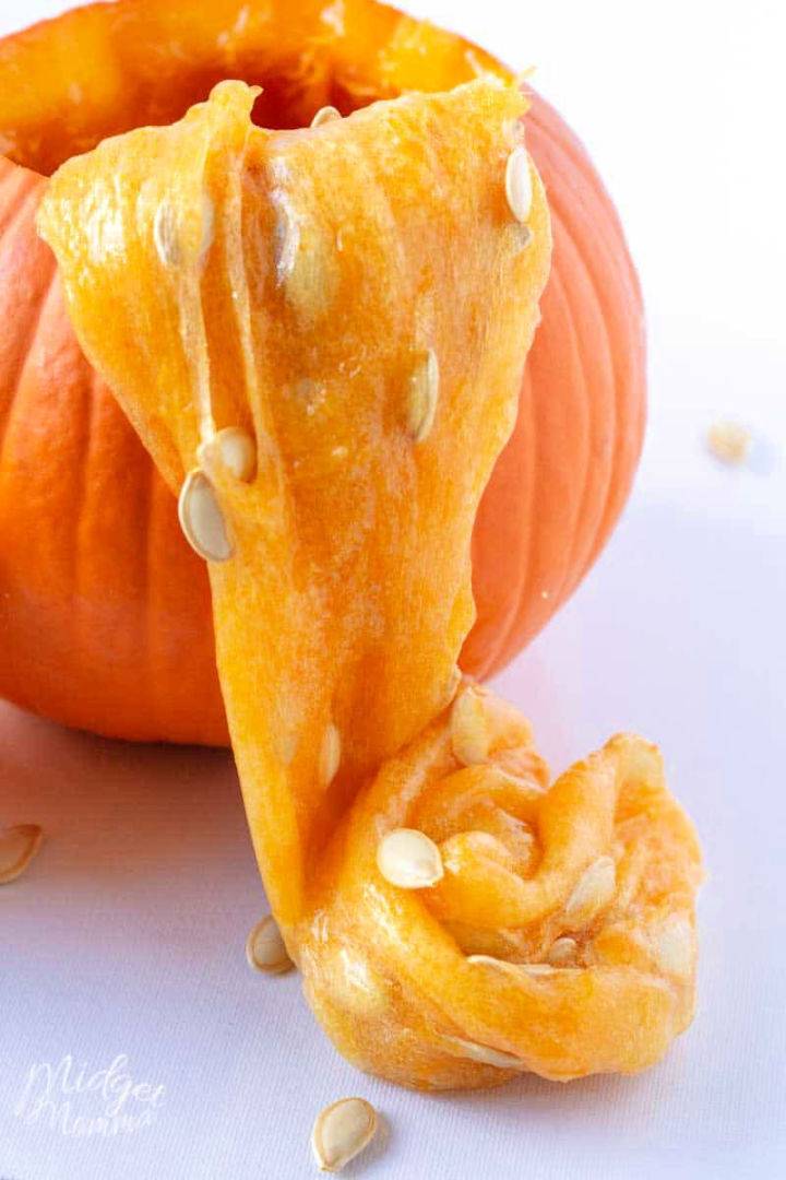 DIY Slime With a Real Pumpkin