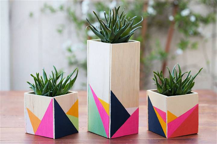 DIY Wooden Centerpiece Boxes