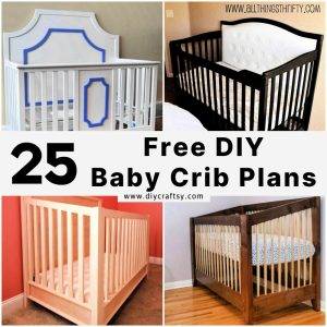 DIY Baby Crib Plans 300x300 