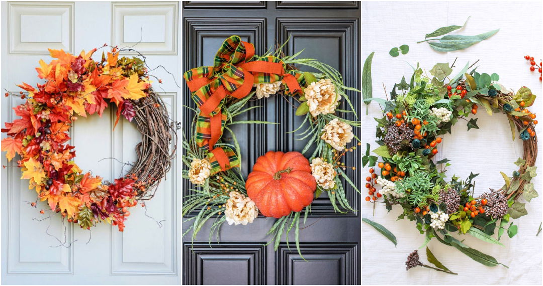25 DIY Fall Wreath Ideas (How to Make Fall Wreaths)