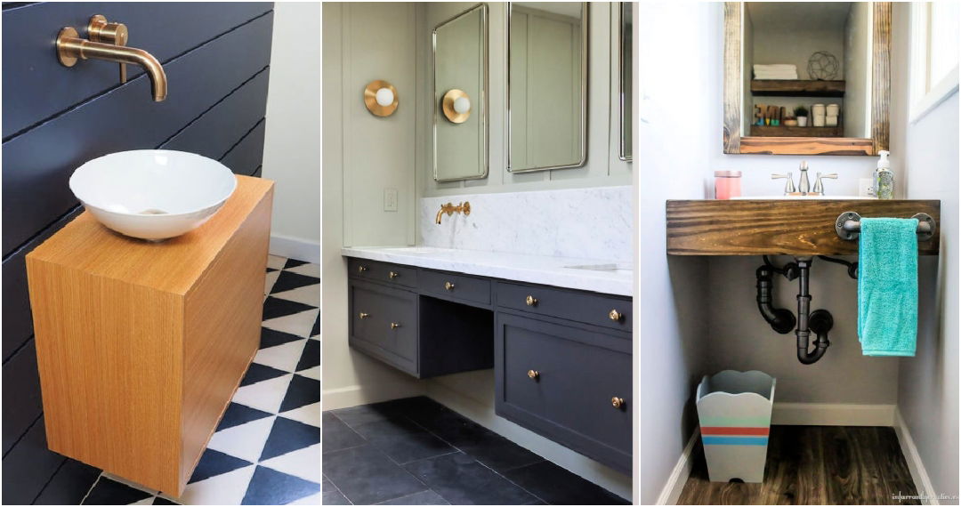 25 Diy Bathroom Vanity Ideas Build With Free Plans