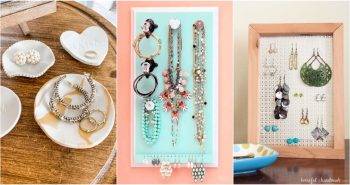 DIY jewelry organizer ideas