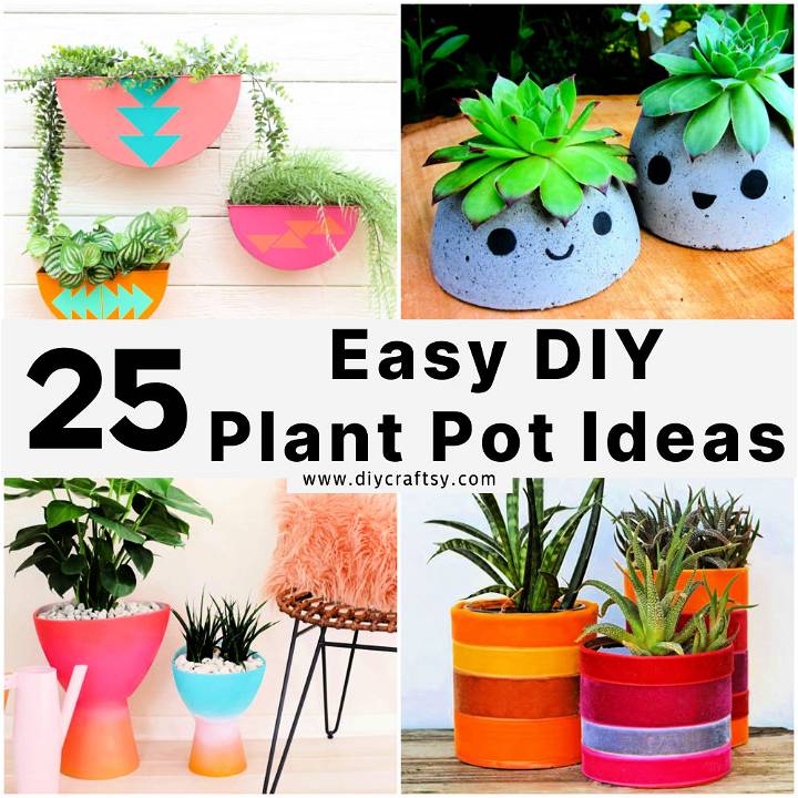 DIY plant pot ideas