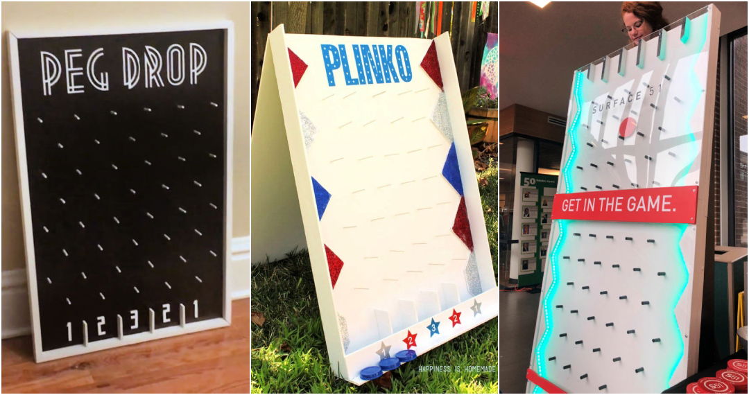 20 Homemade DIY Plinko Board Plans How To Make 