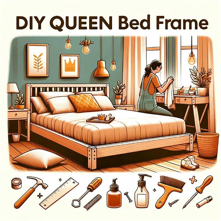 DIY queen bed frame maintenance and care guide