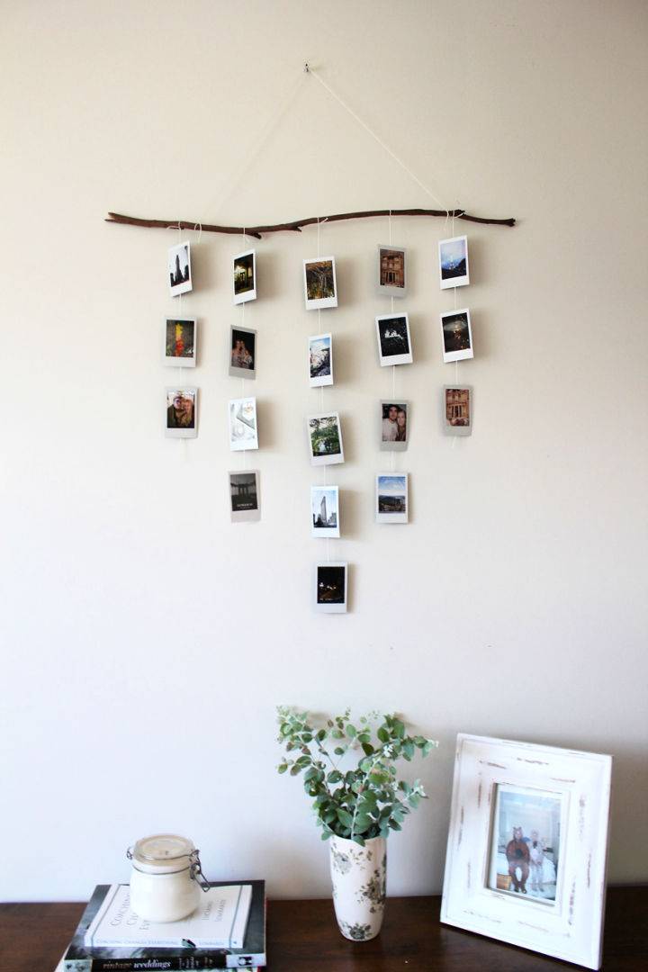 DIY Photo Wall Hanging