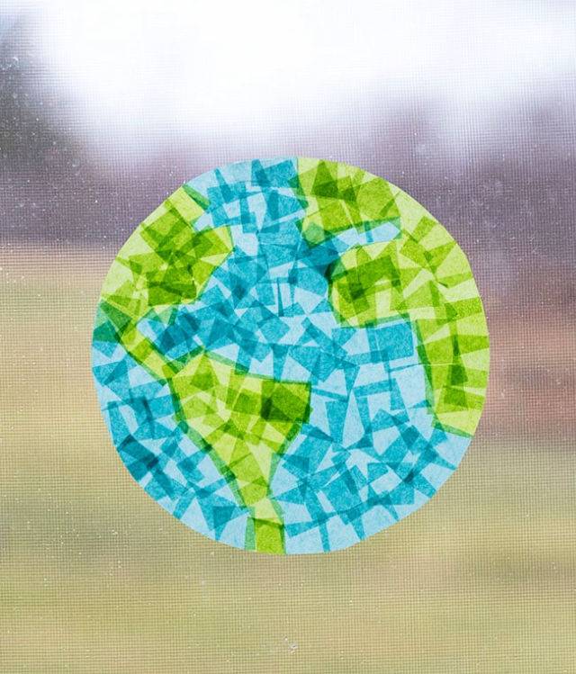 Earth Suncatcher Arts and Crafts