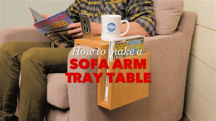 Free Sofa Arm Table Plans