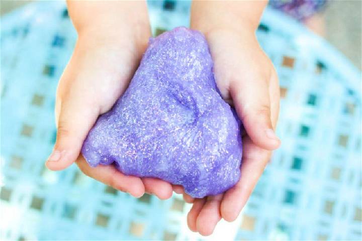 Glitter Slime Recipe Safe for Kids
