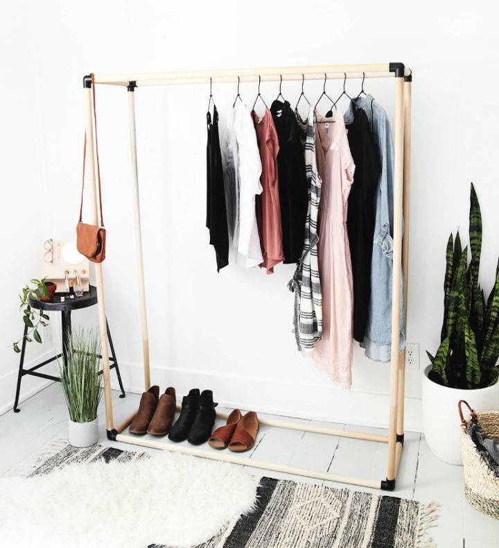 How to Make Your Own Clothing Rack
