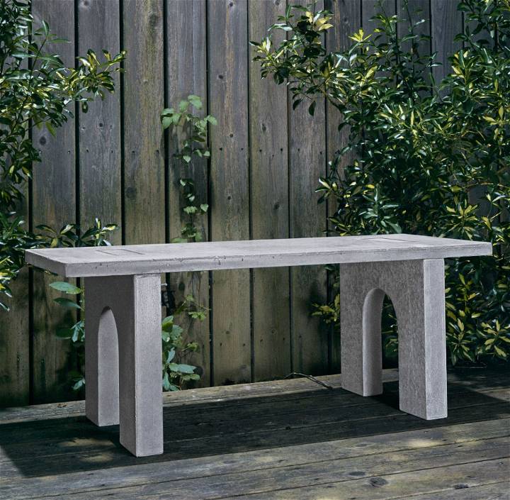 Make Your Own Concrete Bench