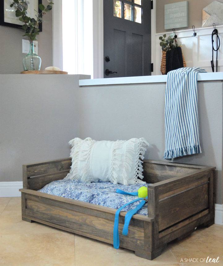 How to Make a Rustic Wood Dog Bed