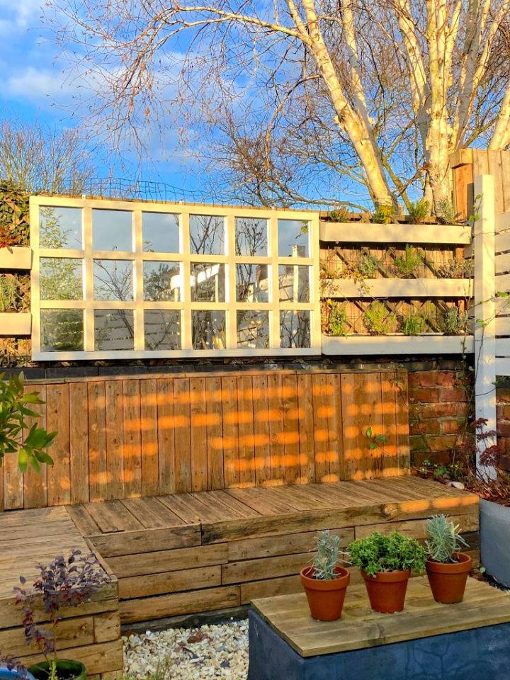 Make Your Own Garden Mirror