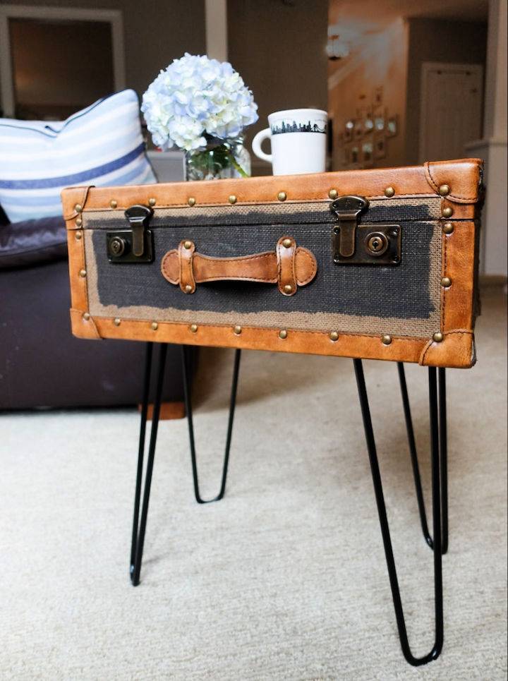 Make a Side Table From a Vintage Suitcase