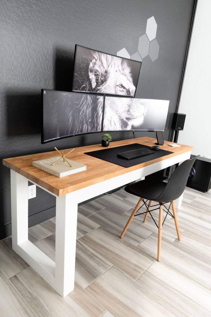 Modern DIY Office Desk