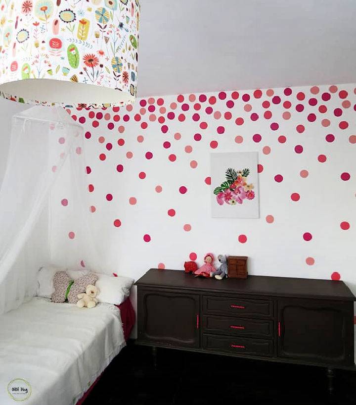 Painted Polka Dots Wall