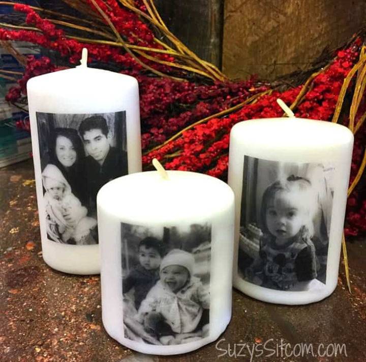 How to Make a Personalized Photo Candle