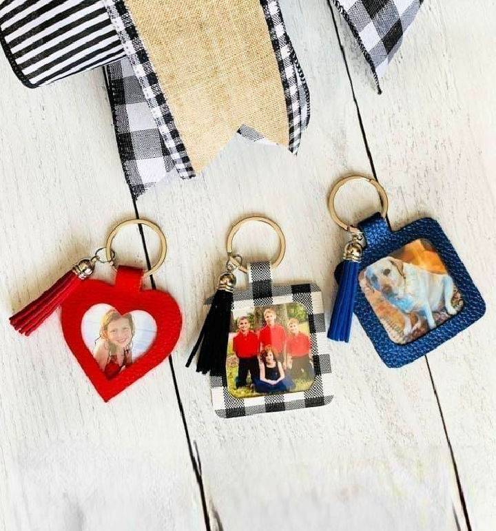 Personalized Photo Keychain Gift for Friends
