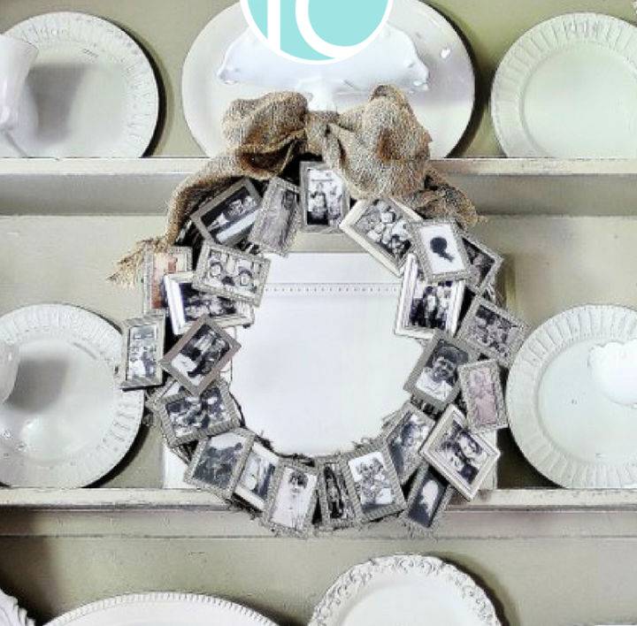 Picture Frame Memory Wreath for Adults