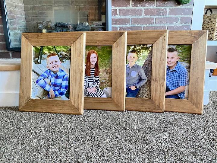 Quick and Simple DIY Picture Frame
