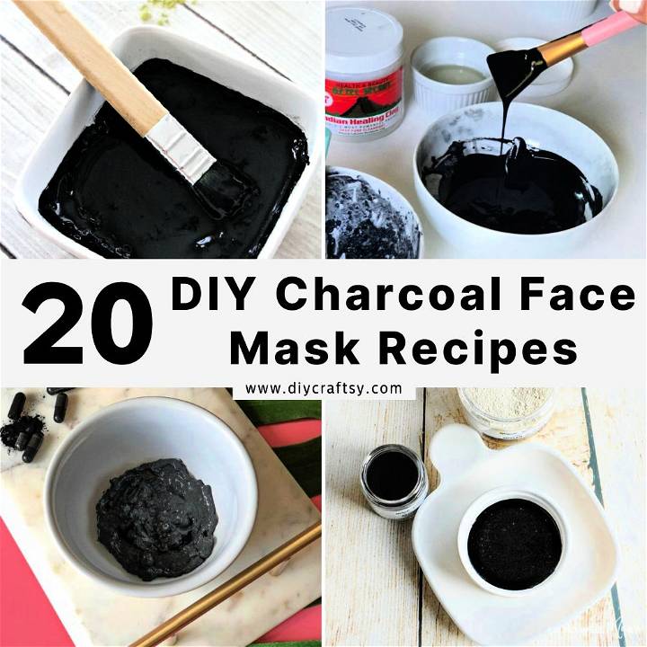 charcoal face mask recipes