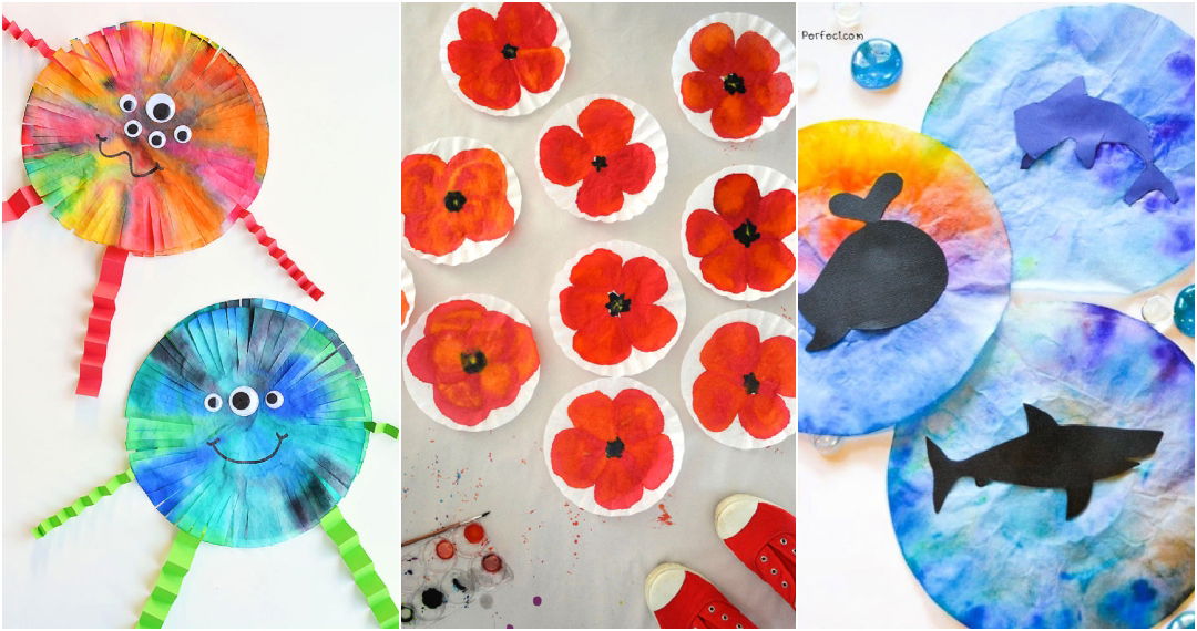 25 Easy Coffee Filter Crafts and Art Projects