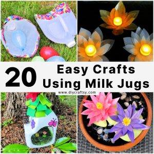 20 Milk Jug Crafts to Try (DIY Milk Jug Projects)