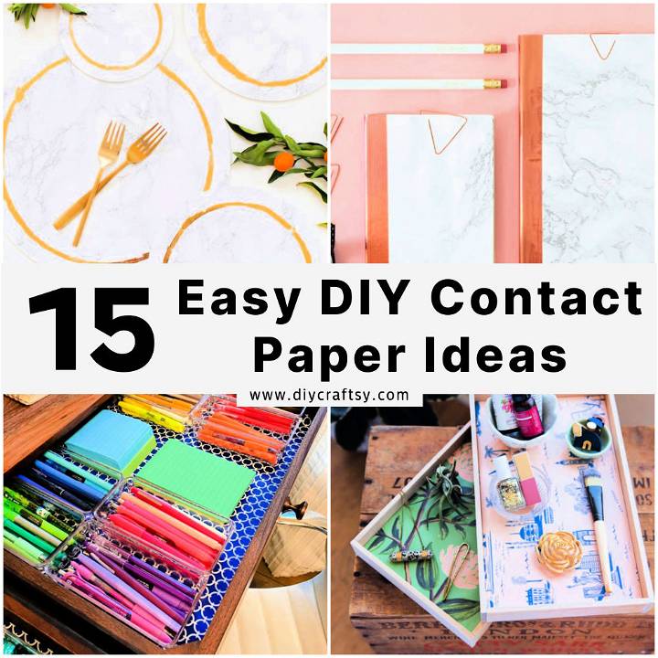 How to Apply Contact Paper (15 DIY Contact Paper Ideas)