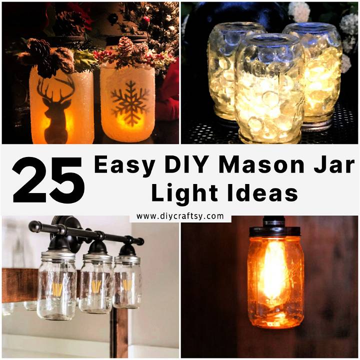 diy mason jar light ideas