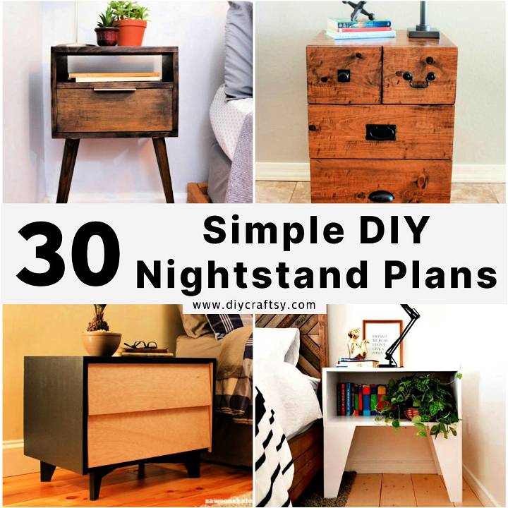 diy nightstand plans